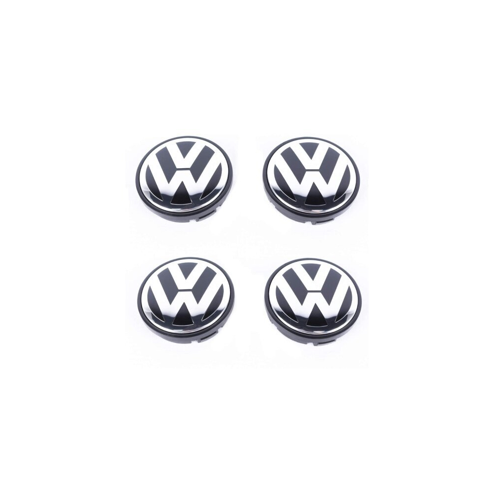 Ic Retail Wheel Center Cap Hub Badge 65Mm 4 Pcs For Vw Golf Passat Polo