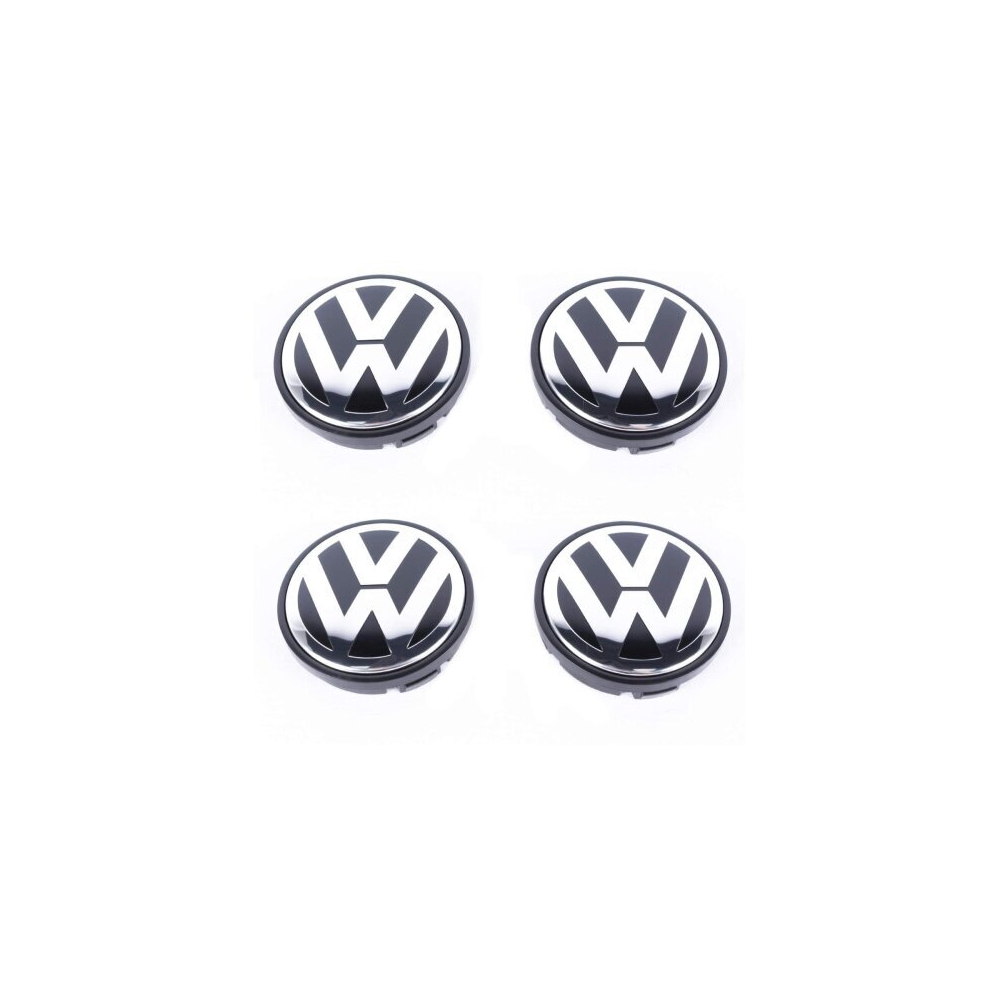 Wheel Center Cap Hub Badge 65mm 4 PCS For VW  Golf Passat Polo