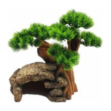 Aqua One Bonsai Tree with Rock Cave