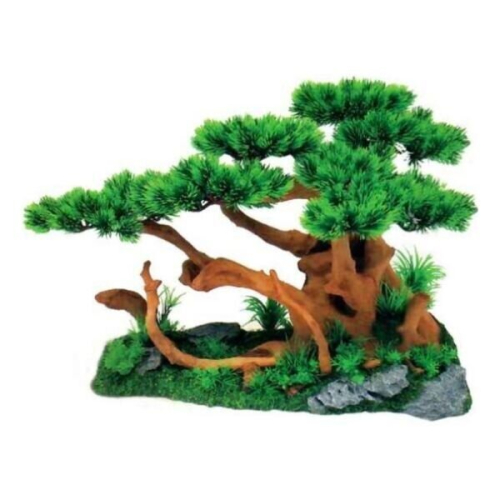 Aqua One Bonsai Tree on Rock Garden