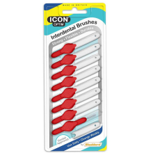Stoddard Icon Red Standard Interdental Brushes -1 Pack Of 8