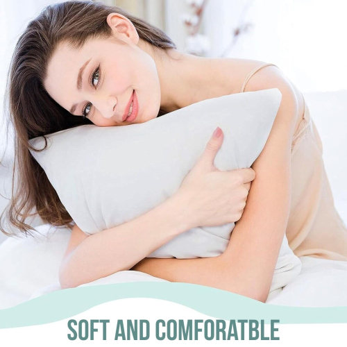 (CUSHION FILLINGS) Soft Luxury Pillows Stripe Quilted Bed Pillow UK 1