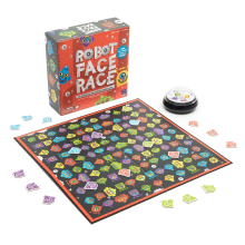 Educational Insights Robot Face Race, gioco di abbinamento di colori a ritmo serrato per 2-4 giocatori, gioco da tavolo per famiglie pluripremiat