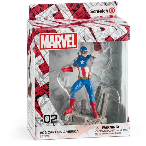 Schleich Personaggio diorama Marvel Captain America