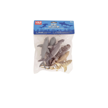Wild Republic Shark Polybag, Educational Toys, Kids Gifts, Aquatic, Zoo Animals, Shark Toys, 6-Pieces