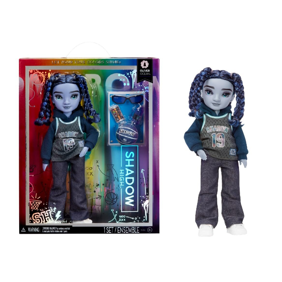 Rainbow High Shadow High Oliver - Blue Fashion Doll - Boy. Fashionable Outfit & 10+ Colorful Play Accessories. Great Gift for Kids 4-12 Years Old & C