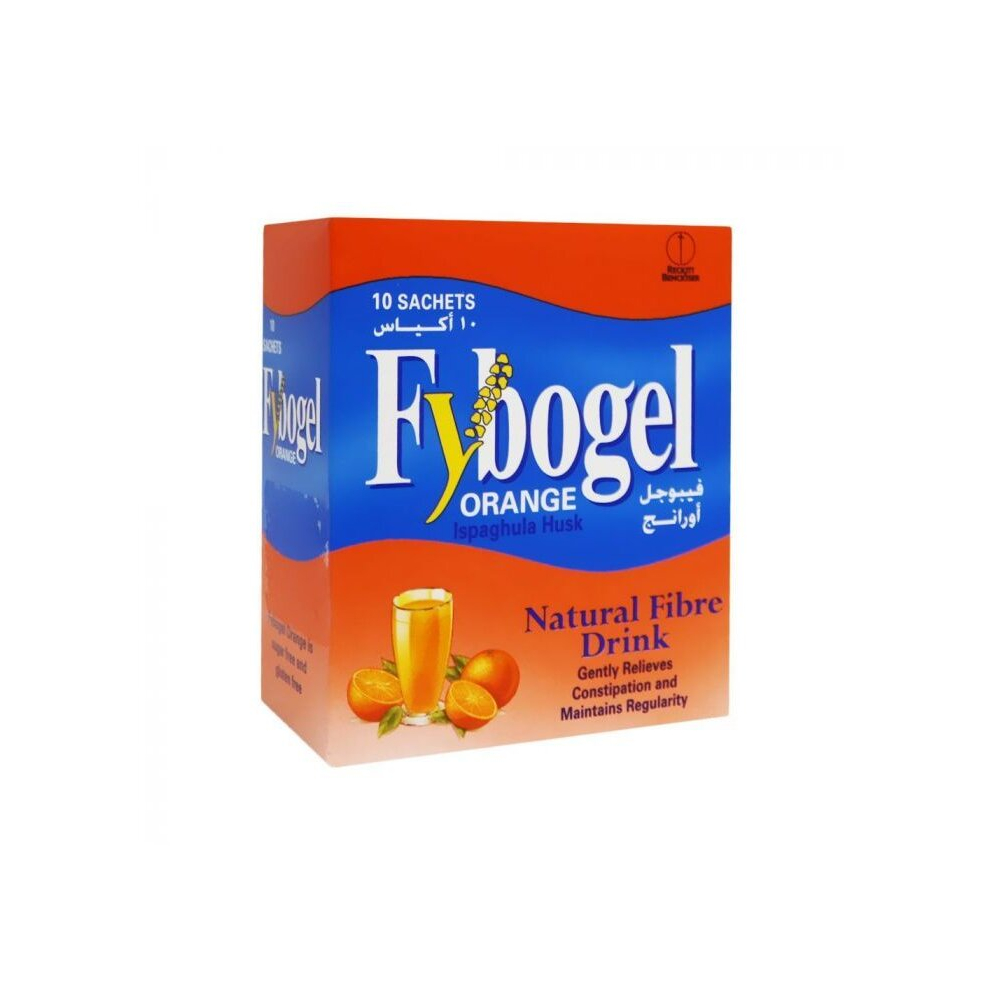 Fybogel Orange Sachets - Convenient Fiber Supplement In Zesty Flavor 10'S