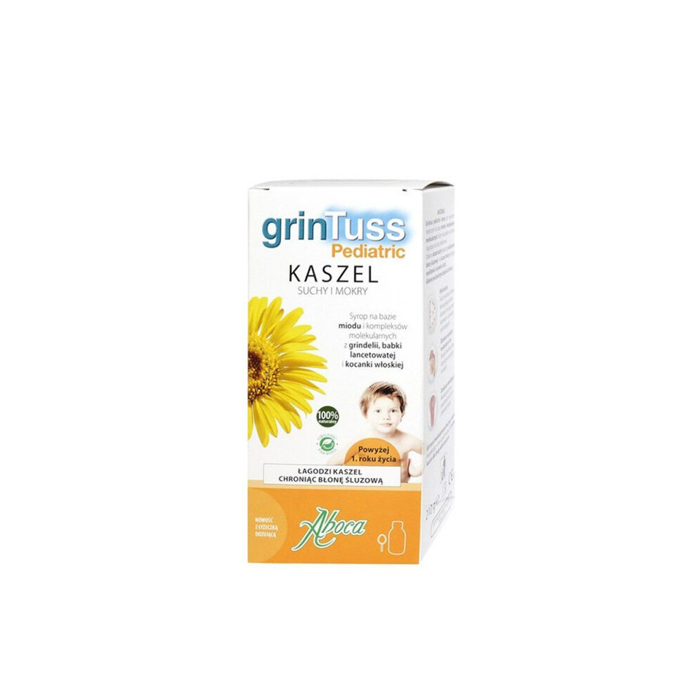Aboca Organic Farming Bio Grintuss Pediatric Cough Syrup For Kids 210G