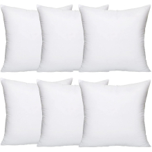 (20 x 20" (50 x 50cm), Pack of 6) Hollowfibre Filled Polypropylene Cushion Pads