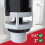 SPARES2GO Universal Dual Flush Toilet Valve 1.5" 2" WC Cistern Push Button Kit (570mm Cable) 7