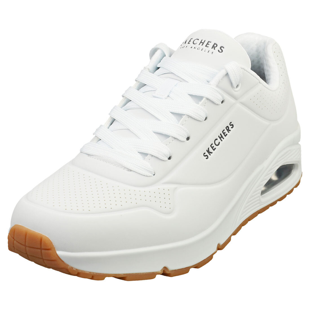 Skechers Uno Stand On Air Mens Fashion Trainers in White - 11 UK