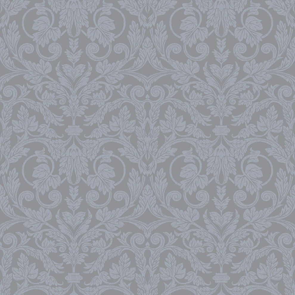 (Blue/Grey) Ekbacka Rosali Floral Wallpaper Galerie