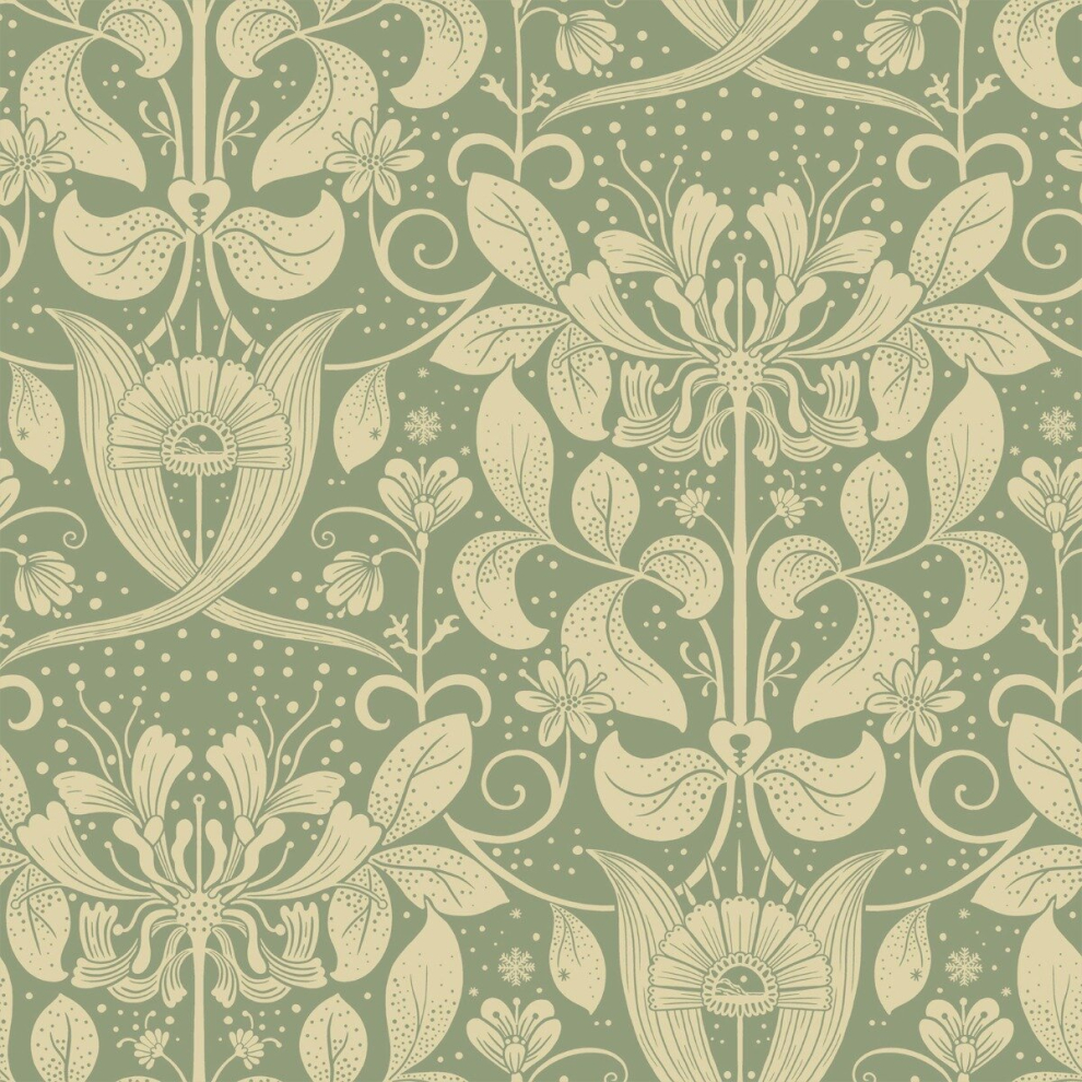 Galerie - Floral Wallpaper - Green - 83126 - Image 2