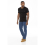 (Blue, 28W/32L) Blue Circle Mens Mid Stonewash Classic Denim Jeans 5
