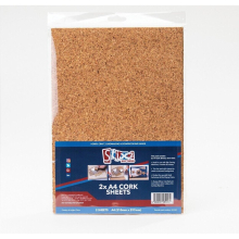 Pack Of 2 A4 Cork Sheets Textured 2mm Thick For Craft Die Cutting Card Making