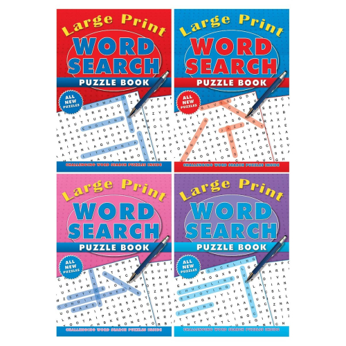 Large Print  Wordsearch Books
