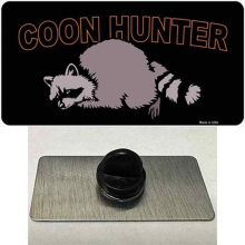 Smart Blonde PIN-LP-4052 1.5 x 0.75 in. Coon Hunter Novelty Rectangle Metal Hat Pin
