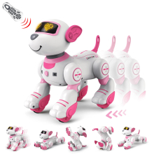 Remote Control Robot Dog Toy for Kids - Programmable Smart Walking Puppy Intelligent Dancing RC Birthday Gifts