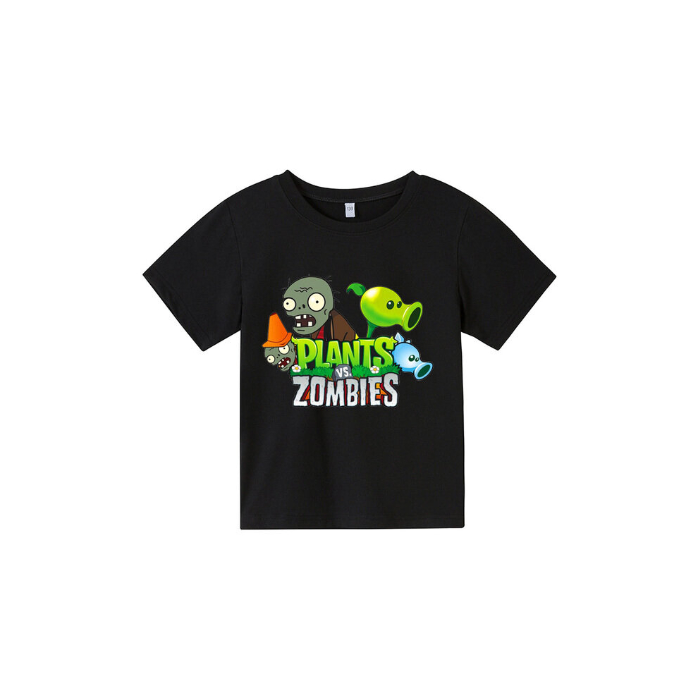 (2, 11T) Funny T Shirt Cotton Men Women Pvz Plants Vs Zombie Plants Vs Zombie 2 Print Kids T Shirts Video Game Garden Warfare Plants