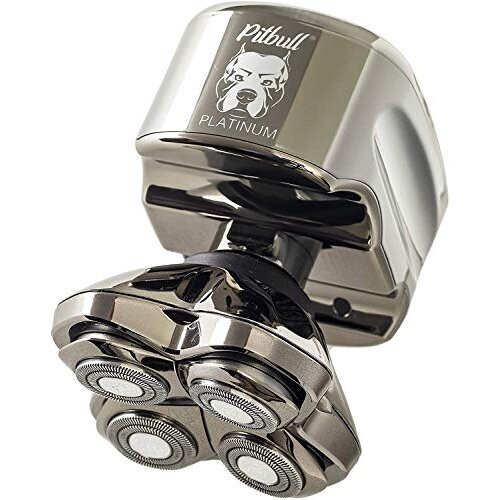 Skull Shaver Pitbull Platinum PRO Men Electric Razor for Head and Face