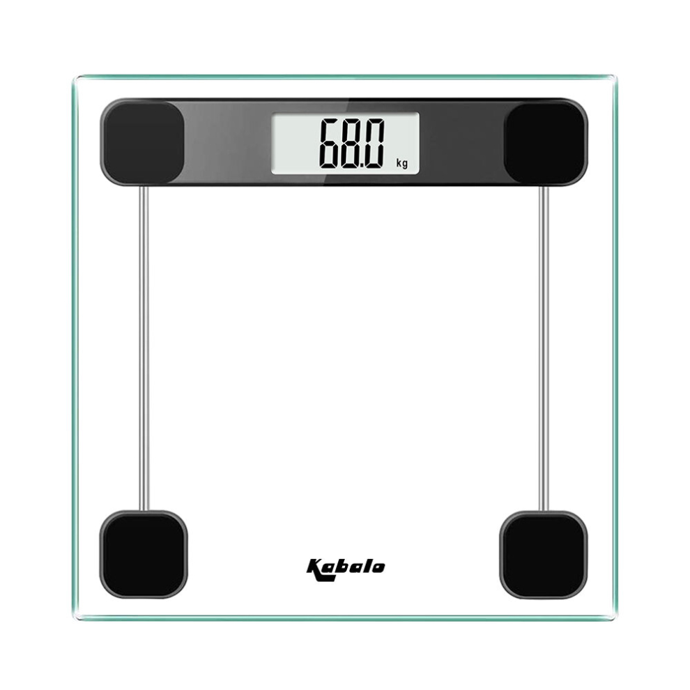 Kabalo Clear Digital Bathroom Scales Body Weight Weighing Electronic