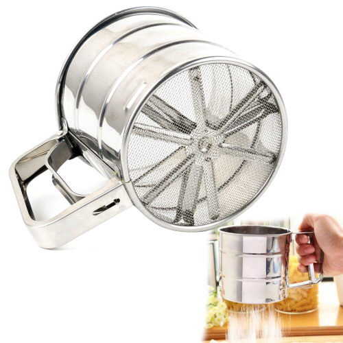 Kabalo Sieve Cup Sifter Baking Tool Flour Cocoa Icing Sugar Shaker 1