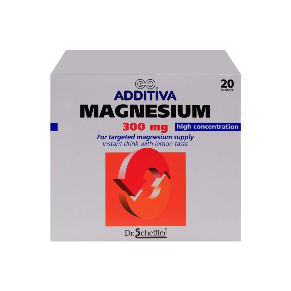 Additiva Magnesium Sachets- Dietary Supplement Containing  of Magnesium 300 mg  20's