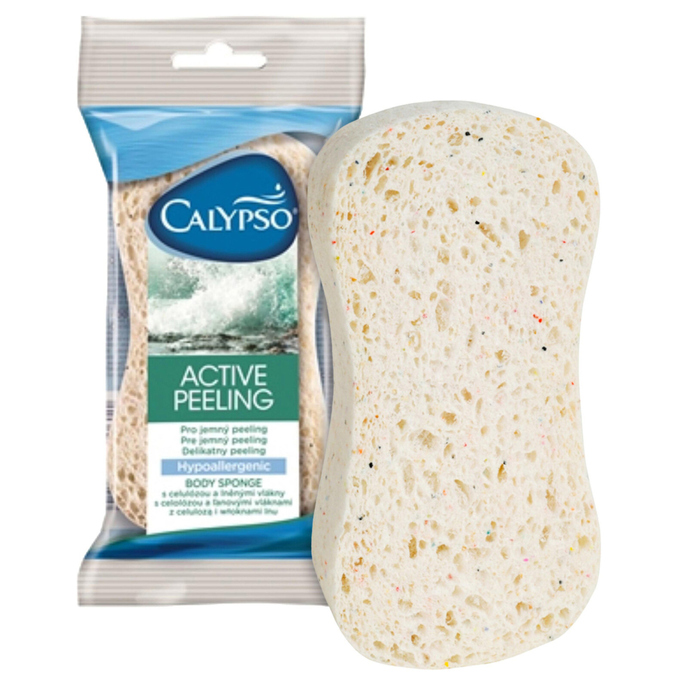 Calypso Sponge Soft Natural Peeling Exfoliating Skin Body Relaxing Bath Shower