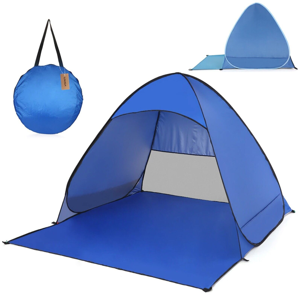 Folding Pop Up Beach Tent Infant 50+ UV/UPF Protection Sun Shelter+Bag