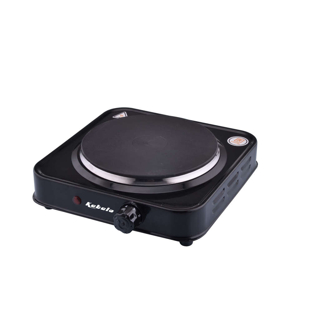 Kabalo Electric Hot Plate Portable Kitchen Cooker Stove 1000W Black