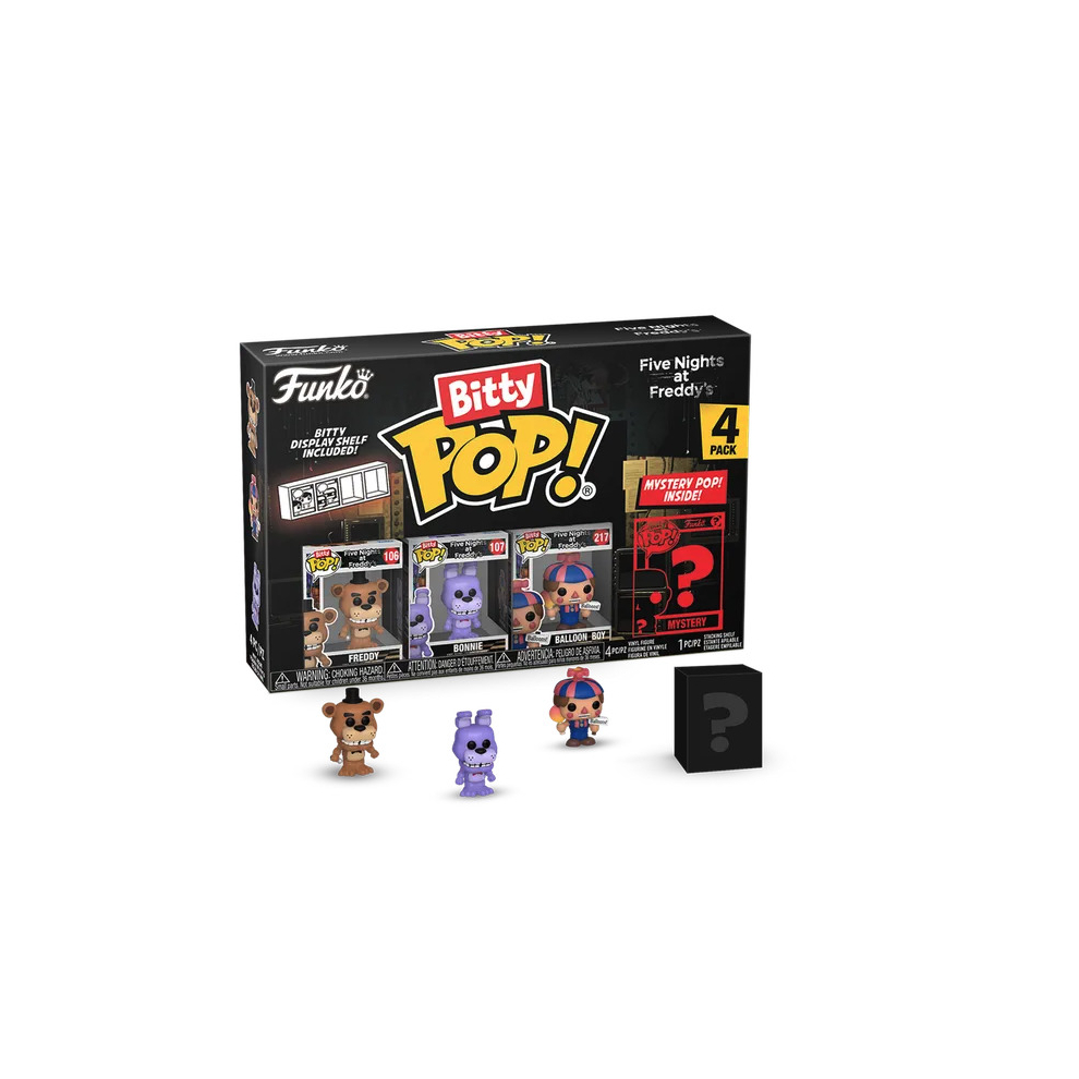Funko Five Nights At Freddy's: Bitty Pop! Vinyl Figure 4-Pack: Freddy