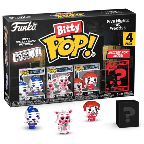 Funko Five Nights At Freddy's: Bitty Pop! Vinyl Figure 4-Pack - Ballora