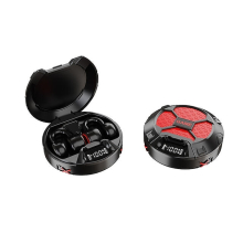 (Black) Wireless Earphones Open Ear Sport Earbuds Clip On Bone Conduction Headphones for Cycling,Running Workout,Running,Driving