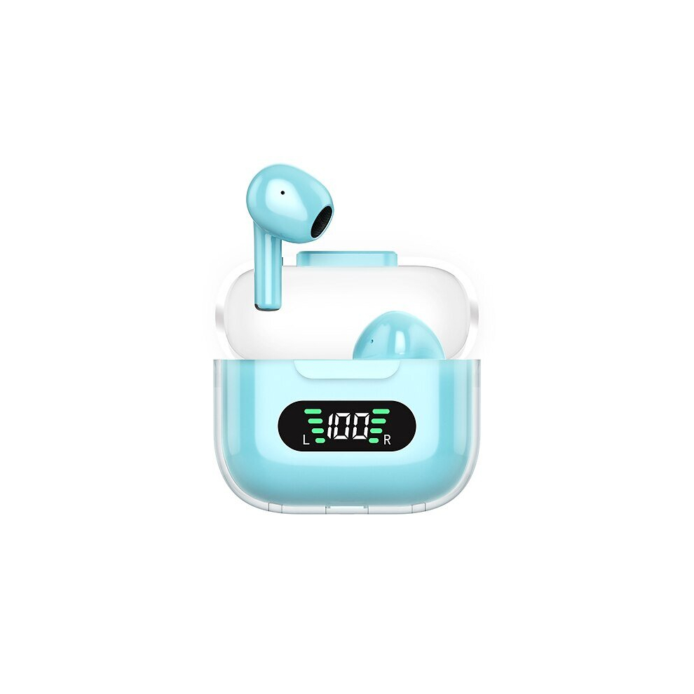 (Blue) Wireless Earbuds Headphones With Charging Case Deep Bass Stereo Earphones Ipx5 Waterproof In-Ear Built-In Mic Headset For Sport Blue 8727971356692
