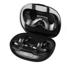 (Black) TWS Wireless Earphone Bluetooth 5.3 Headphone Stereo Sports Earbuds In Ear Headset Ear Buds With Mic For compatible with universal Mobiles