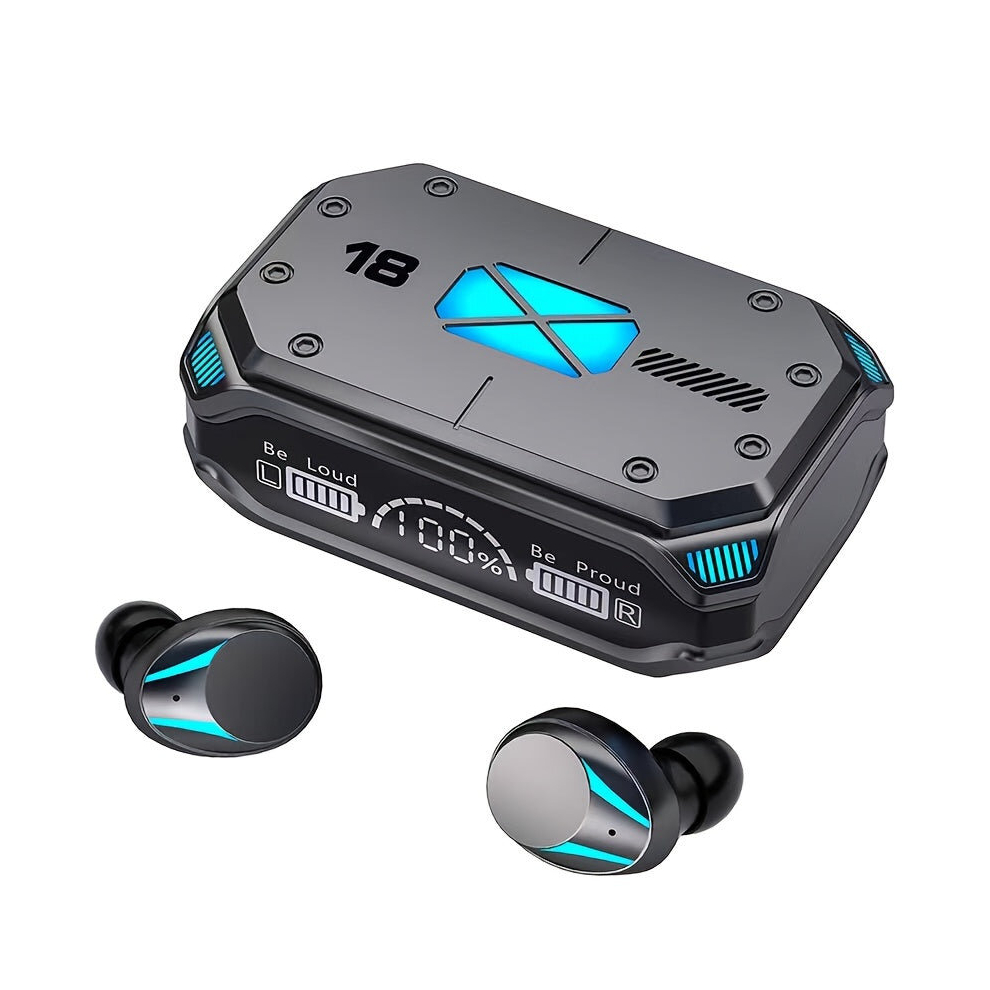 (Black) Tws Waterproof In-Ear Hi-Fi Stereo Wireless Earbuds: Enjoy Music & Gaming Anywhere Black 8727971355503