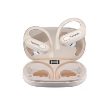 (Beige) Bluetooth 5.3 Earphone True Wireless Sports Headphones Touch TWS With Mic Noise Reduction Earbuds Waterproof Headset