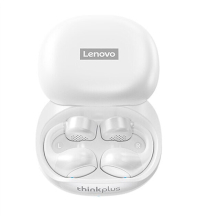 (White) Wireless TWS Earphones Bone Conduction Sports Earbuds, Ear Clip Wireless Headphones Ear Hook Touch Control With Mic