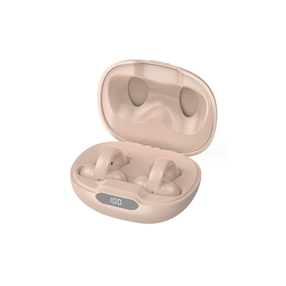 (Beige) Tws Wireless Earphone Bluetooth 5.3 Headphone Stereo Sports Earbuds In Ear Headset Ear Buds With Mic For Compatible With Universal Mobiles Beige 8727971356142