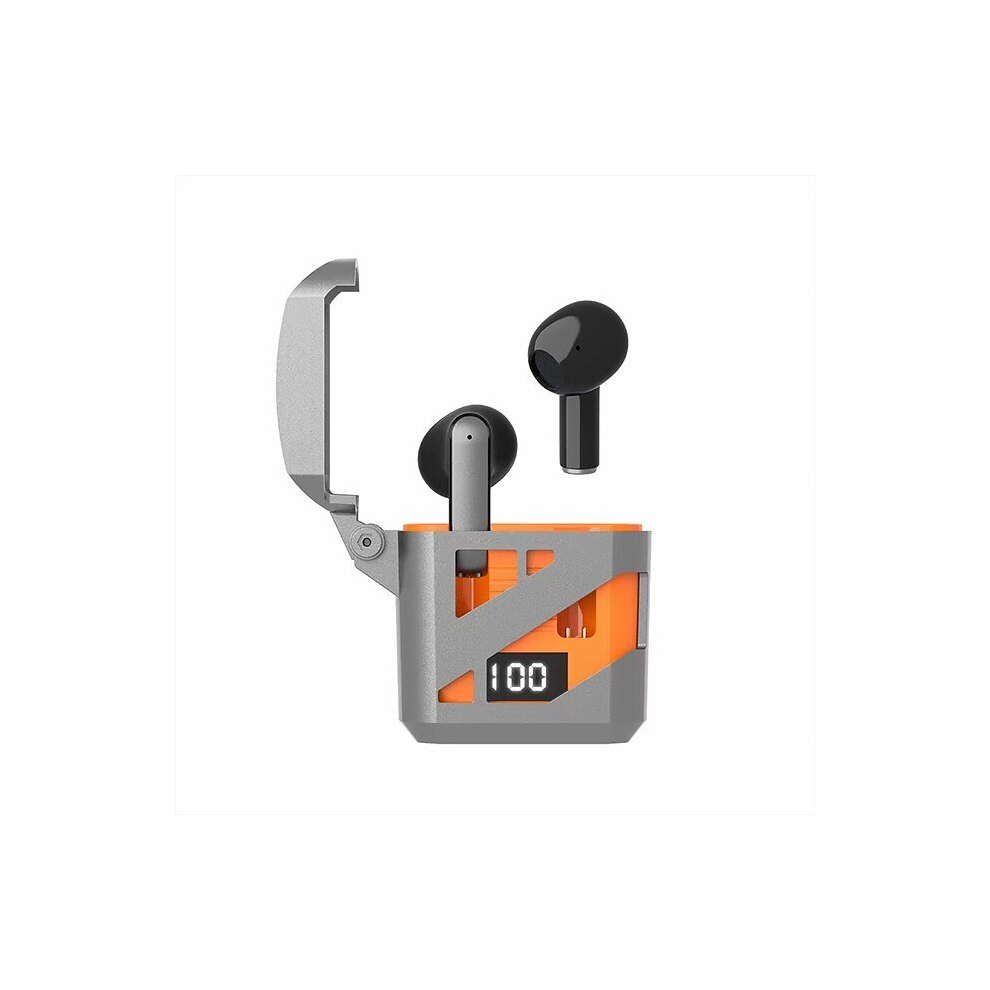 (Orange) True Wireless Headphones Tws Earbuds In Ear Bluetooth 5.3 Sports Stereo Surround Sound For Office Business Travel Entertainment Orange 8727971357279