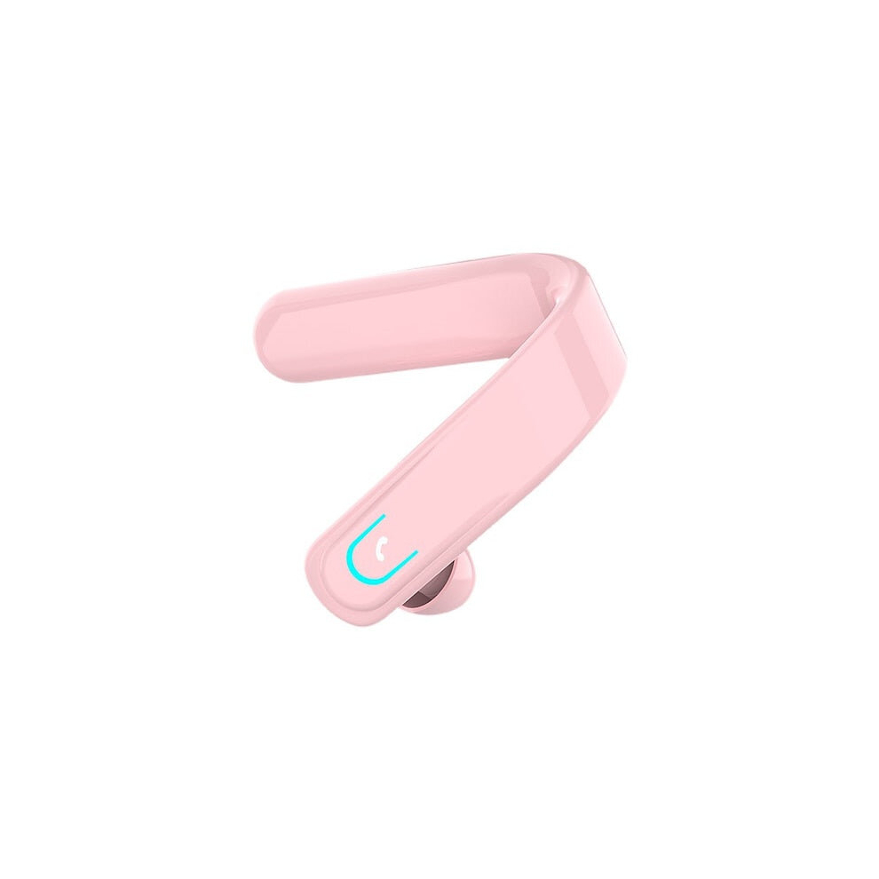 (Pink) Wireless Headphones Waterproof Sport Earhook Headset Stereo Noise Reduction With Microphone For Smartphone Pink 8727971357392
