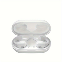 (White) Bt 5.2 Wireless Headphones Bone Conduction Noise Reduction Bt Earphones Stereo Music Headset Waterproof Sports Earphone Birthday Gifts Christmas Gifts