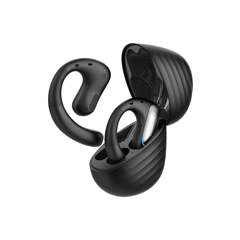(Black) Open Ear Wireless Headphones Sports Air Conduction Bass Earphones Bluetooth 5.2 Earbuds Tws With 4 Mic Enc Black 8727971357767