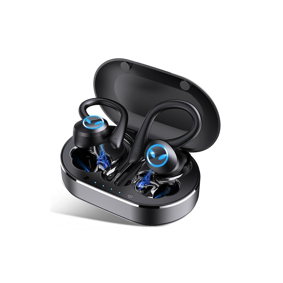 TWS Wireless Earphones Bluetooth-compatible 5.1 Headphones IPX7 Waterproof Earbuds LED Display HD Stereo Mic