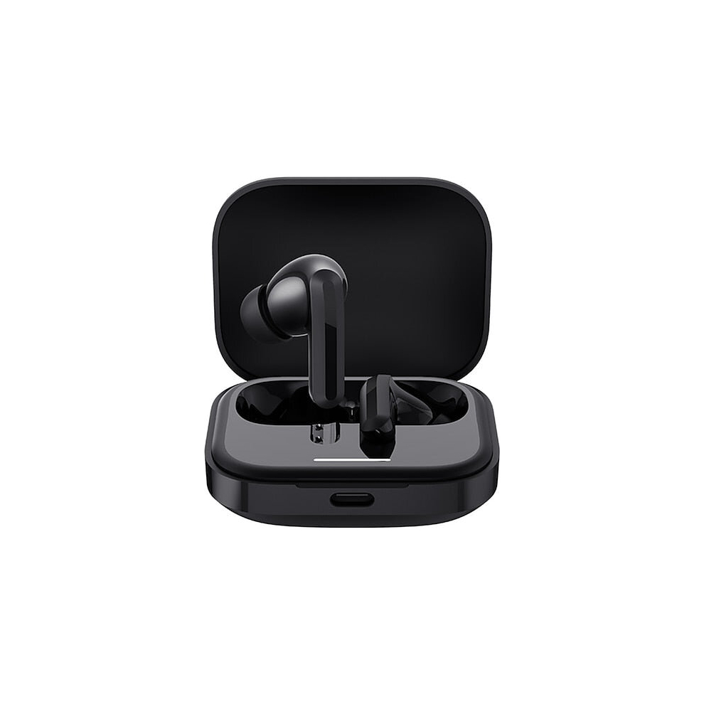 (Black) Noise Cancelling Bluetooth 5.3 TWS Earphone 40H Battery Life AI Call Anti Wind Noise Wireless Headphone