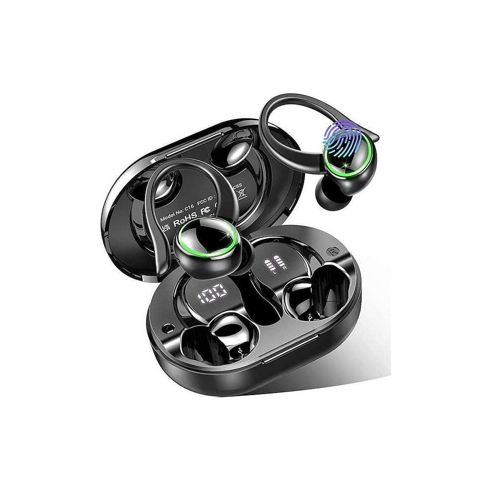 Tws Bluetooth Earbuds Wireless Earphone Sports Headsets Led Headphone Noise Reduction Earbuds With Microphone 48H Hifi Music Time 8727971355206