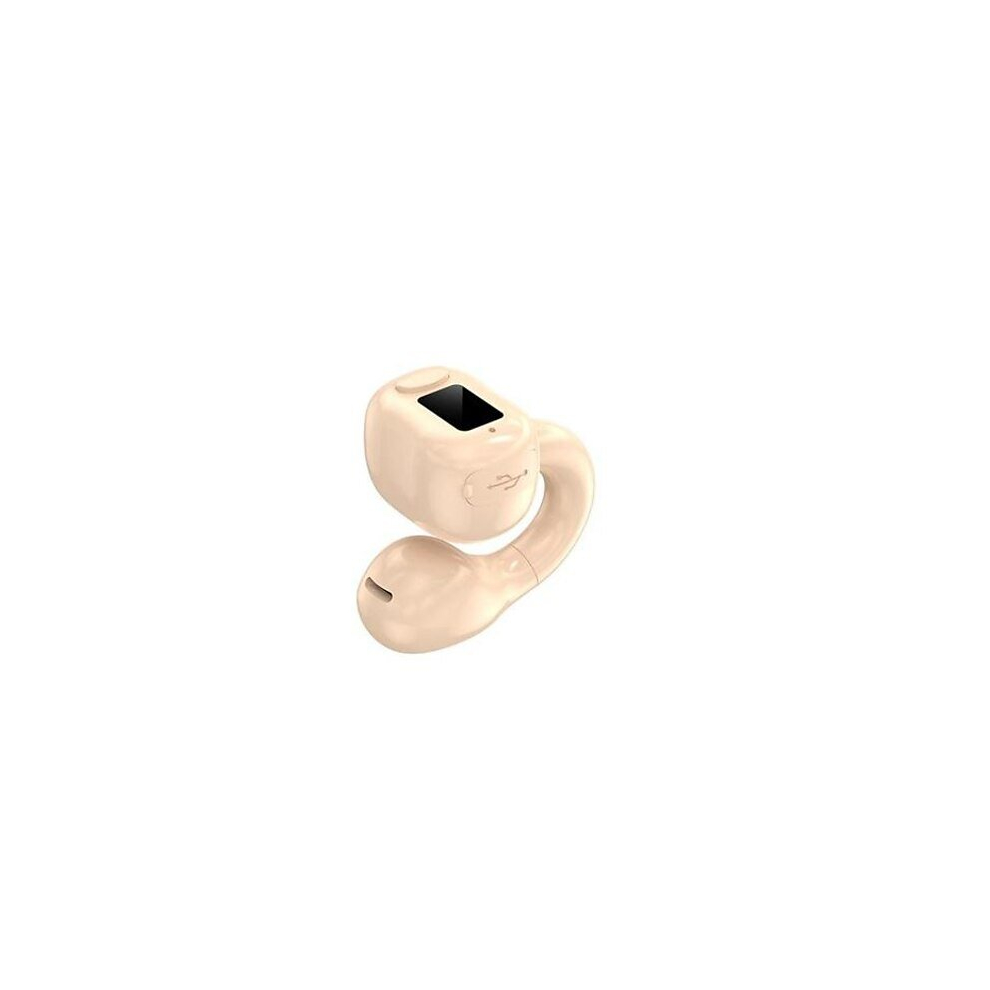 (Khaki) Wireless Bluetooth Earphone Mini Invisible In-Ear Sports Earbuds With Microphone Headphones Mini Ear Bud Earphone 8727971357309
