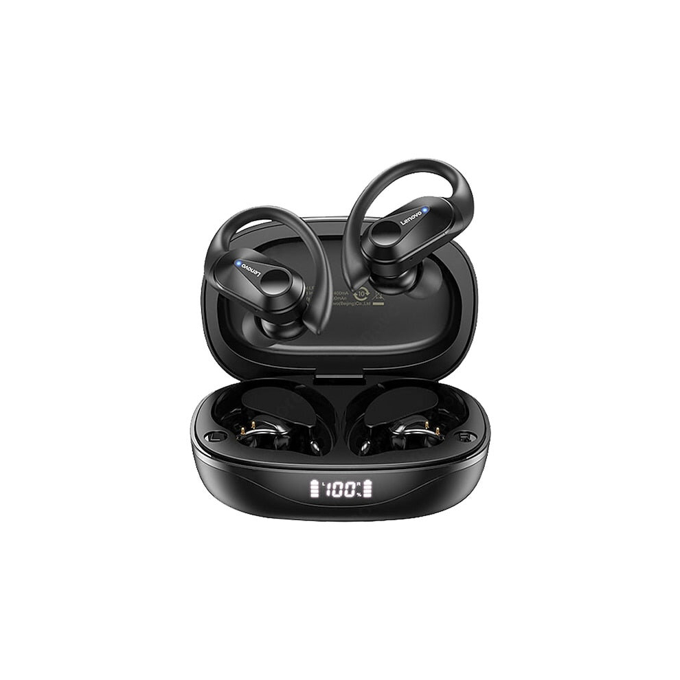 (Black) Sports Bluetooth Earphones with Mics Bluetooth 5.3 Wireless Headphones HiFi Stereo Wireless Earbuds