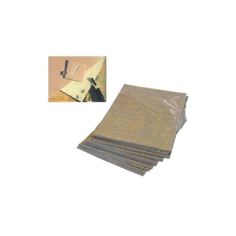 6 Lino Block Printing Boards Hessian Backed Thick Tiles 75mm X 75mm 3.2mm