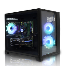 Fast Gaming PC Core i7 8GB RAM 480GB SSD NVIDIA GT 730 W10 Wi-Fi - Refurbished